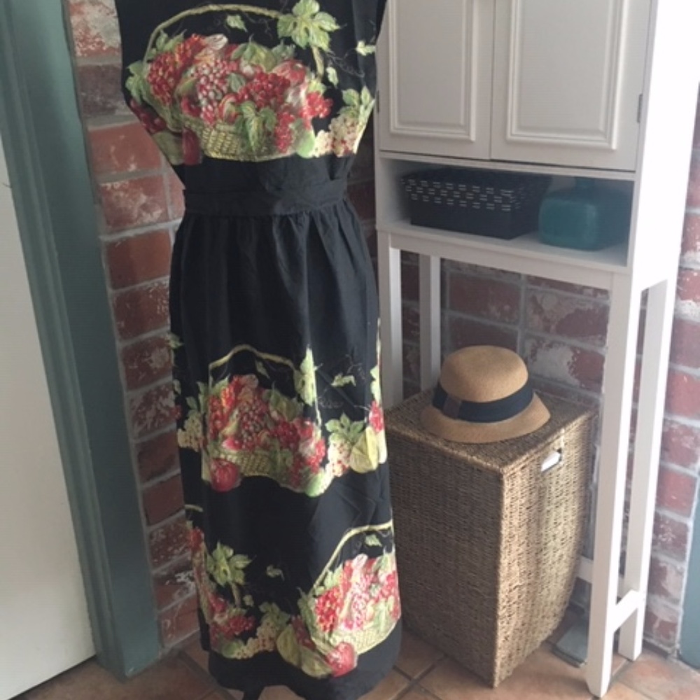 April Cornell Vintage Tea-Length Chef's Apron/Dres